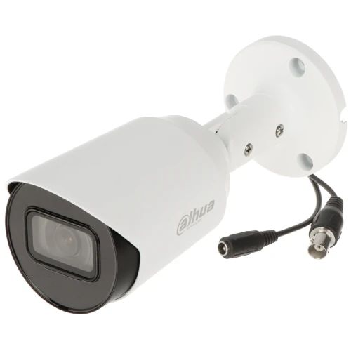 DAHUA HAC-HFW1500T-A-0280B-S2 Tubular Camera, 4-in-1, 5MP, microphone, white,