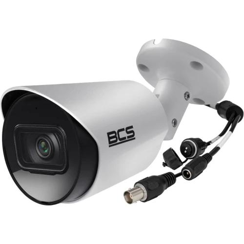 BCS-TA18FWR3 BCS tube camera, 4-in-1, 8Mpx, microphone, white,