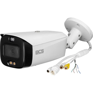IP Camera BCS-L-TIP58FCR3L3-AI1(2) tubular 8 Mpx NightColor speaker