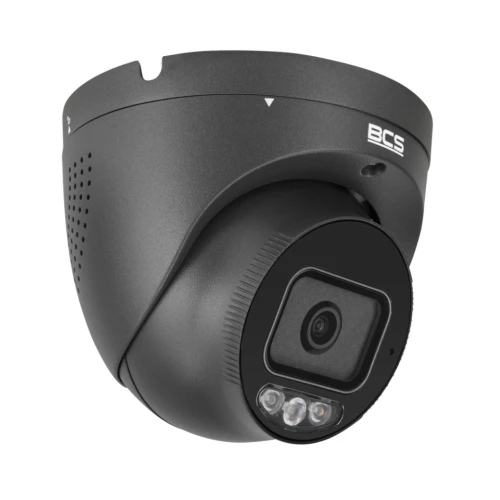 Zestaw do monitoringu IP 6x BCS-P-EIP25FSR3L3-AI2(2) Black 5 Mpx, WhiteLight, WDR130dB, NightColor