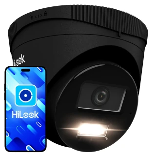 IP Camera IPCAM-T4-30DL Black 4Mpx Dual-Light 30m HiLook by Hikvision
