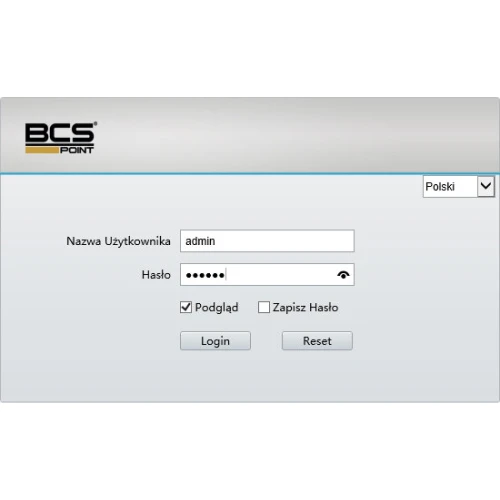 Compact IP network camera BCS Point BCS-P-102WLGSA 2Mpx