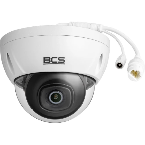 Dome camera with audio 5 Mpx BCS-DMIP3501IR-E-Ai with a 2.8mm lens, online streaming transmission RTMP.