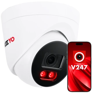 IP Dome Camera KEEYO LV-V-IP8M25DF-E 8MP, IR 25m