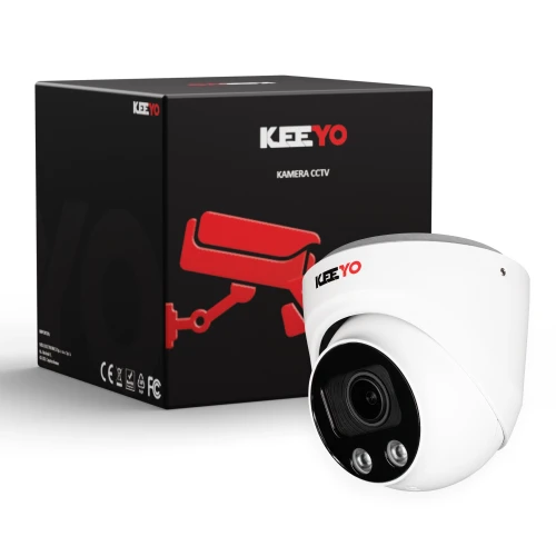KEEYO LV-V-IP8M3AF-DL 8Mpx Dome IP Camera, motorized zoom