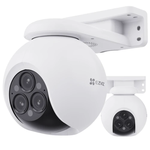 EZVIZ H80f Multi 2K+ x3 Wi-Fi IP PTZ Camera, Zoom, AI, Detection, Audio
