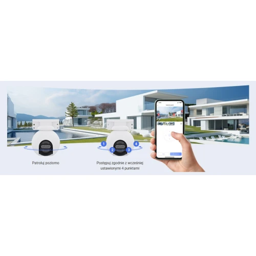 EZVIZ H80x 4K Wi-Fi IP Pan Camera, ColorFull