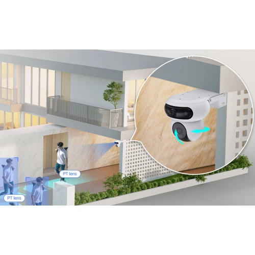 EZVIZ H80f Multi 2K+ x3 Wi-Fi IP PTZ Camera, Zoom, AI, Detection, Audio