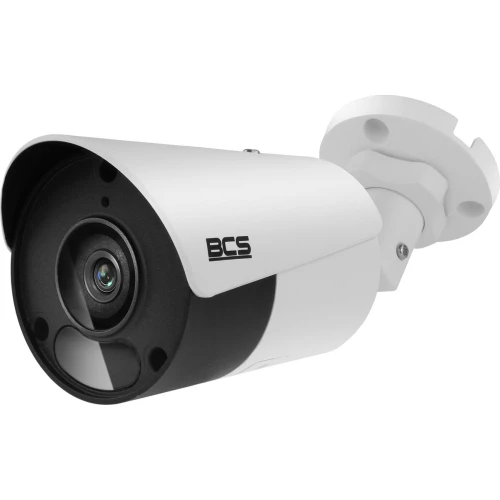 Surveillance Kit 2 Cameras 5MPx BCS-P-TIP15FSR5 IR 30m, Recorder, Disk, PoE Switch