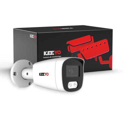 IP Tube Camera 5Mpx IR25m KEEYO LV-V-IP5M25TF-B
