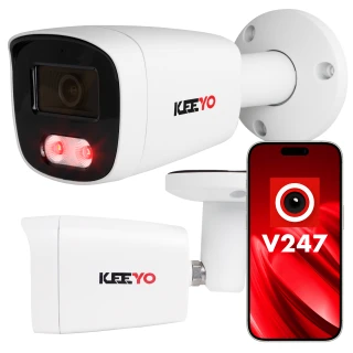 IP Tube Camera 5Mpx IR25m KEEYO LV-V-IP5M25TF-B