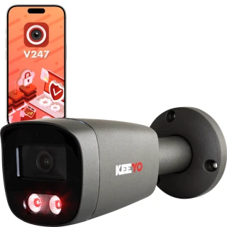 IP Tube Camera 5Mpx IR 25m KEEYO LV-V-IP5M25TF-G-II AI Audio