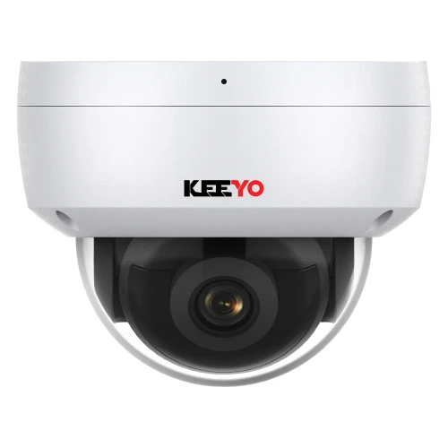 Vandal-proof dome IP camera KEEYO LV-V-IP5M30DF-IK 5MP, IR 30m, IK10, smart features