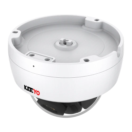 Vandal-proof dome IP camera KEEYO LV-V-IP5M30DF-IK 5MP, IR 30m, IK10, smart features