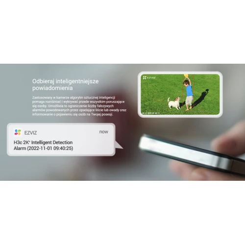 EZVIZ CS-H3C 5MP Outdoor Camera Wifi Wireless Application Detection