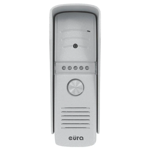 Modular external cassette of the EURA VDA-79A3 EURA CONNECT video intercom, single-family, gray