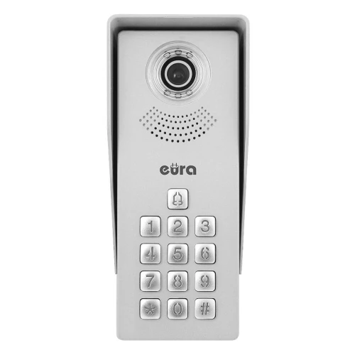 Modular external cassette of the EURA VDA-81A3 EURA CONNECT video intercom, single-family, cipher