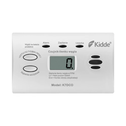 Kidde K7DCO carbon monoxide and carbon dioxide detector