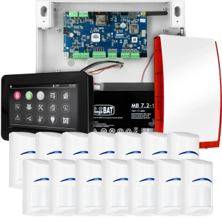 NeoGSM-IP Alarm System, Black, 14x sensor, GSM Notification, Wifi