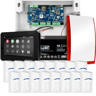 NeoGSM-IP alarm system, black, 16x sensor, GSM notification, Wifi