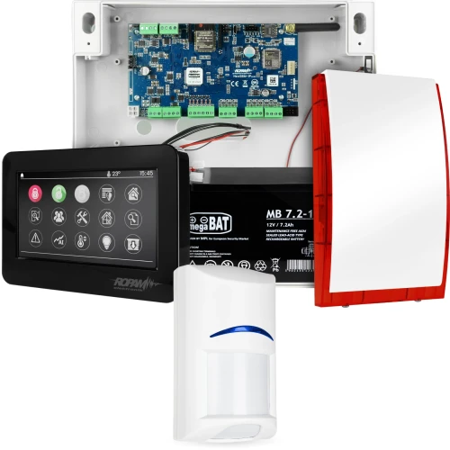 Complete Alarm System NEOLTE-IP, 1x BOSCH Detector, TPR-4BS-P, GSM WiFi