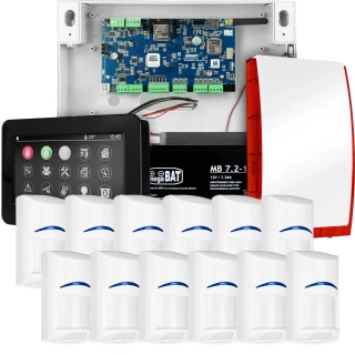 Complete alarm system NEOLTE-IP, 12x BOSCH sensor, TPR-4BS-P, GSM WiFi