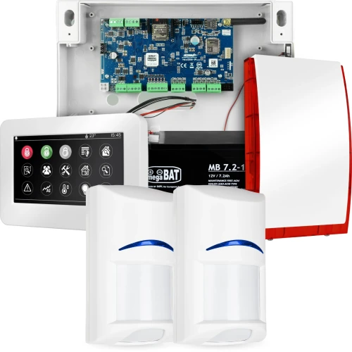 Complete alarm system NEOLTE-IP, 2x BOSCH detector, TPR-4WS-P, GSM WiFi