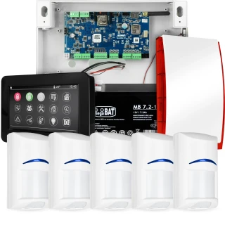 Complete Alarm System NEOLTE-IP, 5x BOSCH Sensor, TPR-4BS-P, GSM WiFi