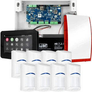 Complete alarm system NEOLTE-IP, 8x BOSCH sensor, TPR-4BS-P, GSM WiFi