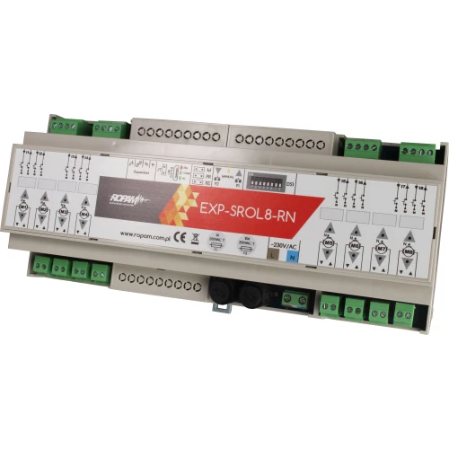 Ropam NeoGSM-IP-64 DIN Alarm System, Black, 8x Sensor, Roller Shutter Control, Lighting, GSM Notification, Wifi