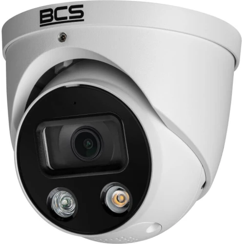 IP dome camera 8Mpx BCS-L-EIP58FCR3L3-AI1(2) with light and sound alarms