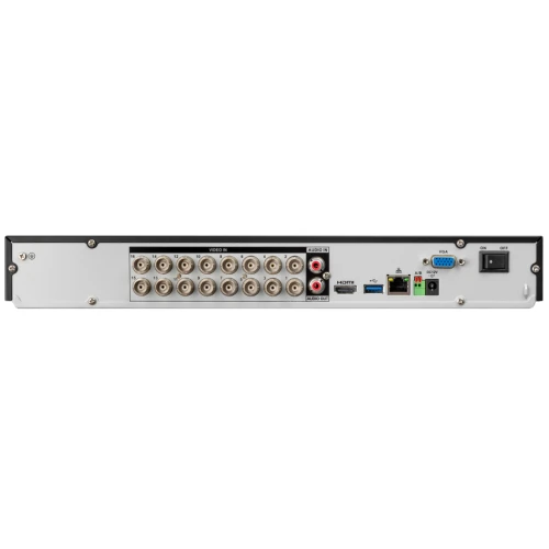 16-channel recorder BCS-L-XVR1602-V, dual-disk, 5-system HDCVI/AHD/TVI/ANALOG/IP