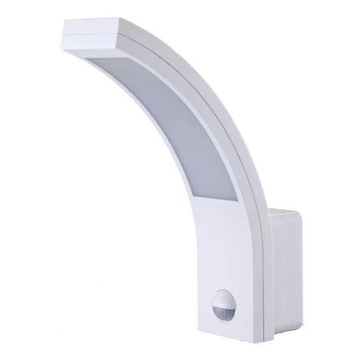 LED outdoor wall lamp with motion sensor EL HOME ML-20B7 White - with twilight and PIR sensors