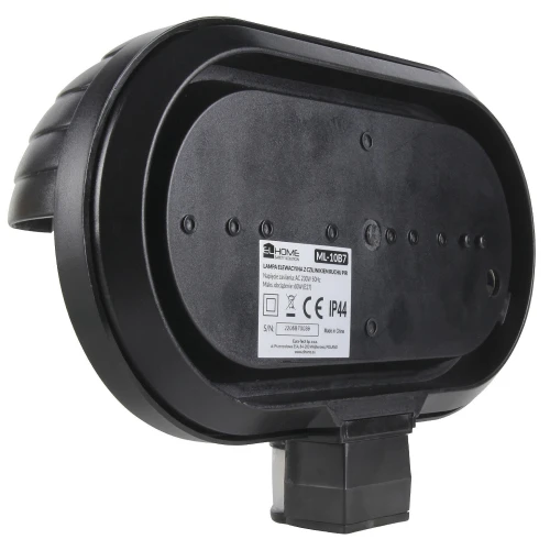 Outdoor motion sensor wall lamp EL HOME ML-10B7 Black