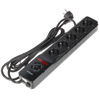 Power strip with remote control OR-AE-13132 (5 sockets) ORNO