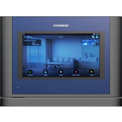 7" speakerphone monitor Commax CIOT-700ML DARK SILVER