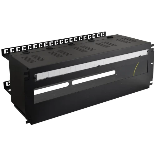 4U enclosure with DIN-TH35-24xS rail for 19" RACK cabinets Pulsar ARADIN3