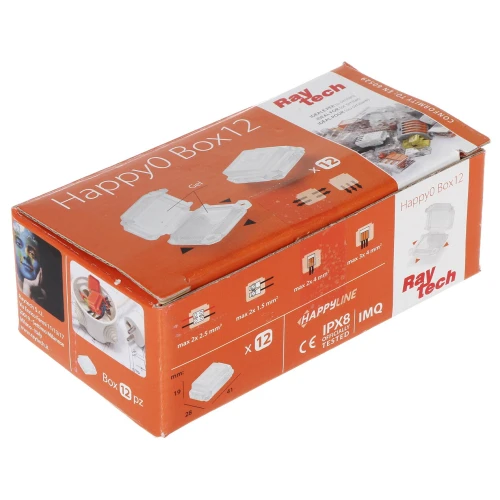 GELBOX HAPPY-0-BOX12 IP68 Junction Box RayTech