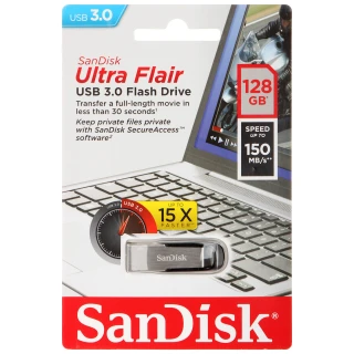 USB Flash Drive FD-128/ULTRAFLAIR-SANDISK 128GB USB 3.0 SANDISK