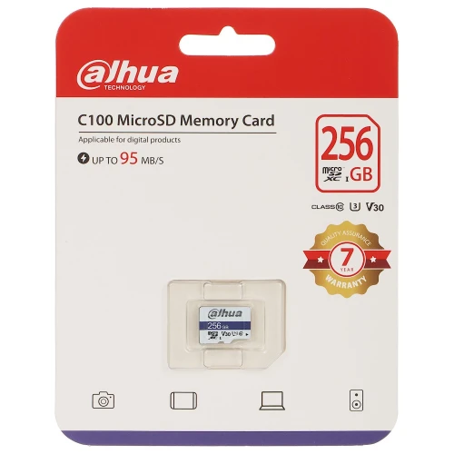 TF-C100/256GB microSD UHS-I Memory Card, SDXC 256