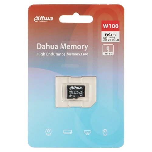 TF-W100-64GB microSD UHS-I Memory Card, SDXC 64