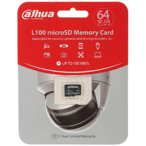 TF-L100-64GB microSD UHS-I Memory Card, SDHC 64GB DAHUA