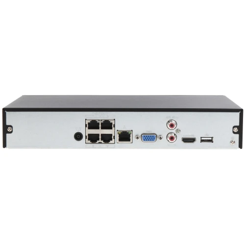 IP NVR4104HS-P-4KS2/L 4-channel recorder + 4-port POE SWITCH DAHUA