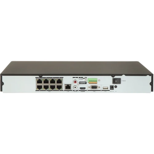 IP Recorder DS-7608NXI-K2/8P 8 channels, 8 PoE ACUSENSE Hikvision