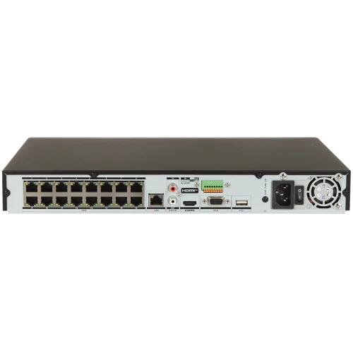 IP Recorder DS-7616NXI-K2/16P 16 channels, 16 PoE ACUSENSE Hikvision