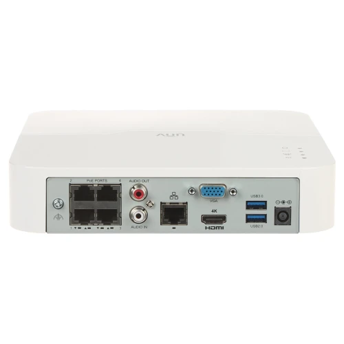 IP Recorder NVR301-04LX-P4 4 channels, 4 PoE UNIVIEW