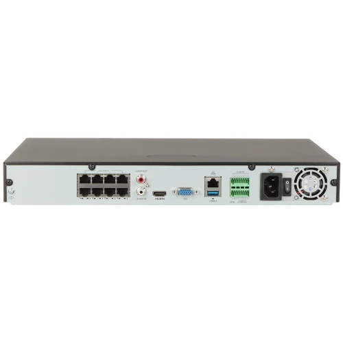 IP Recorder NVR302-08E2-P8-IQ 8 channels, 8 PoE UNIVIEW