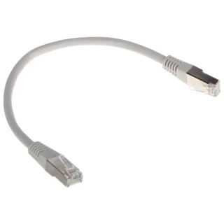 Patchcord RJ45/FTP6/0.25-GY 0.25"
