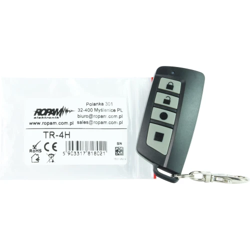 TR-4H 4-channel 433MHz radio remote control, 27A battery