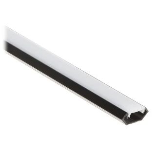 Profile with a shade for LED tapes PR-LED/CB/2M corner black